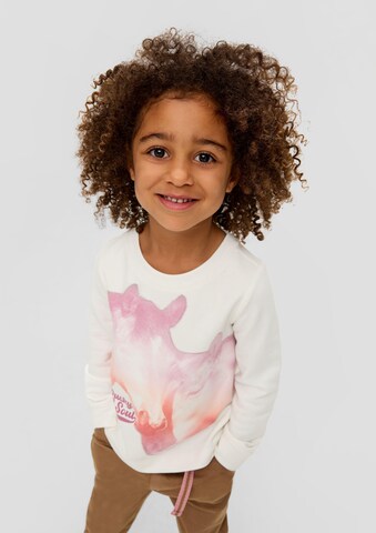 s.Oliver Sweatshirt in White: front