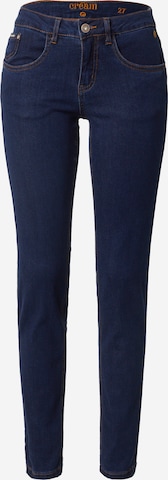 Cream Skinny Jeans 'Lone' in Blue: front