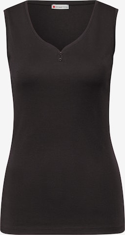 STREET ONE Top in Brown: front