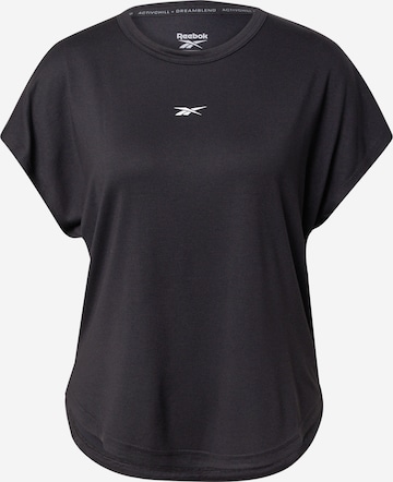 Reebok Functioneel shirt in Zwart: voorkant