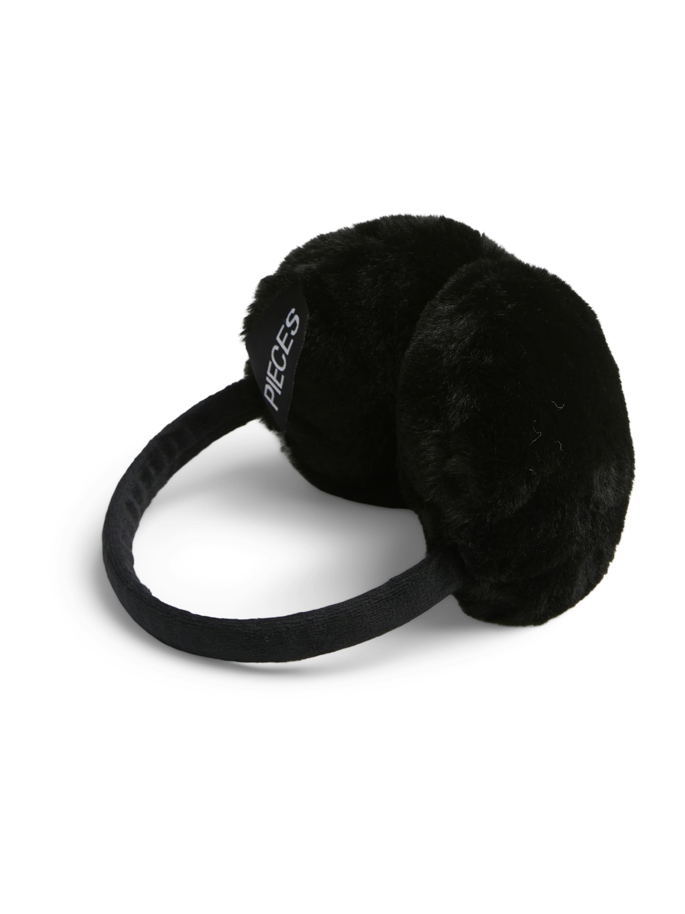 PIECES Klapky na uši 'PCJEANEL' – černá: přední strana