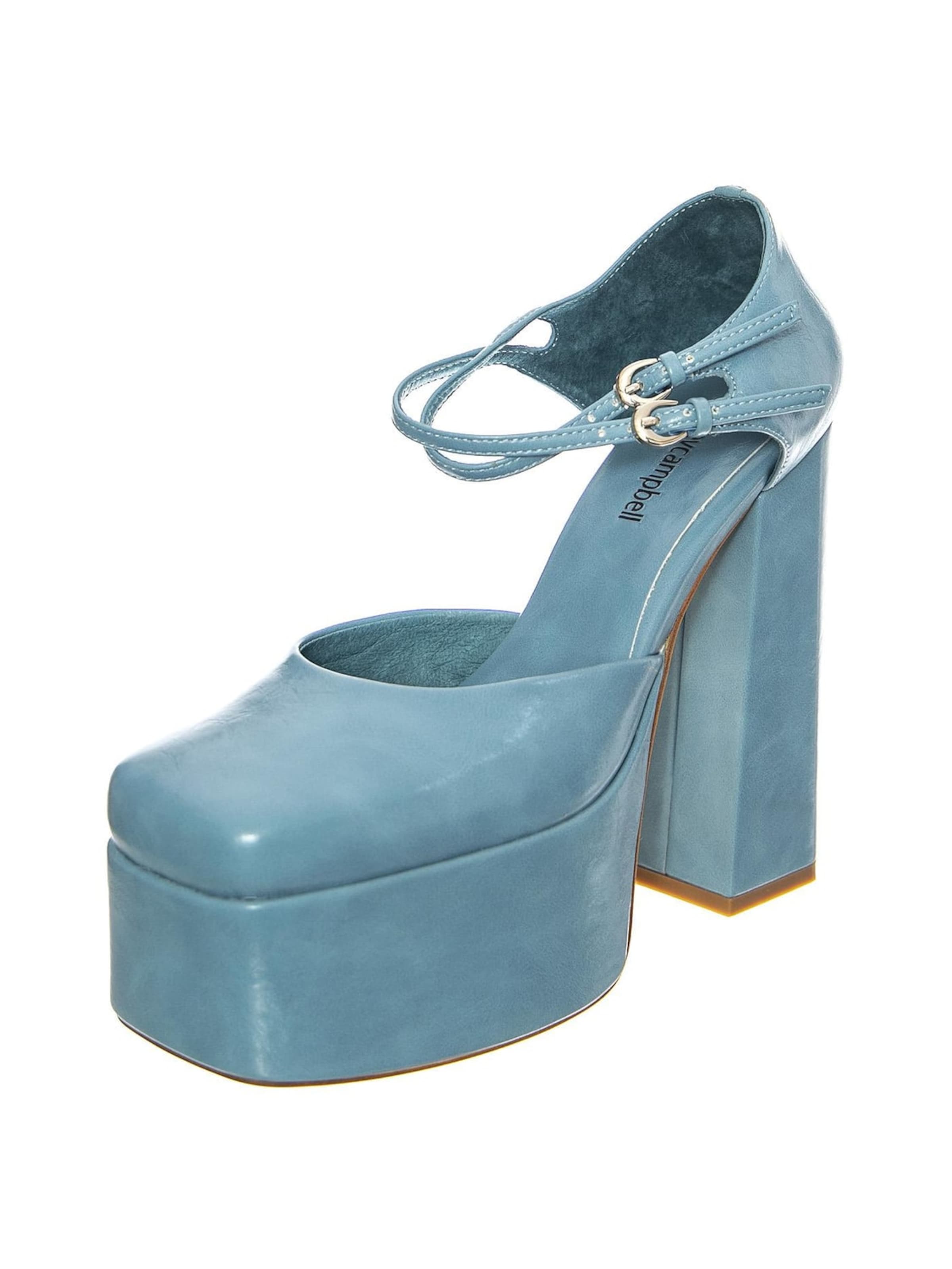 Jeffrey Campbell Pumps 'W' Leila Blue Patent Shoes' i blå: forside