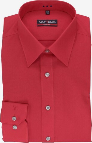 Marvelis Overhemd in Rood: voorkant