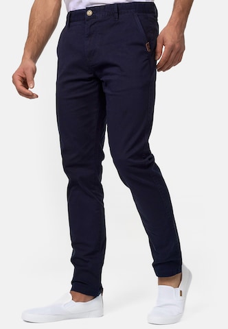 INDICODE JEANS Regular Chino 'Cherry' in Blauw