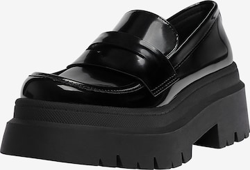 Pull&BearSlip On cipele - crna boja: prednji dio