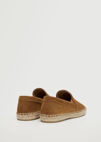 MANGO MAN Espadrilles 'Yute' in Braun