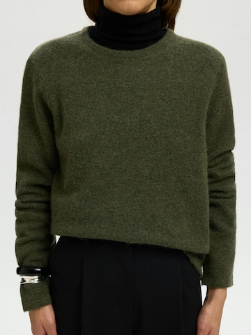Pullover 'SLWLULU' di SELECTED in verde