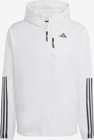 ADIDAS PERFORMANCE Sportjacke 'Own The Run' in Weiß: predná strana