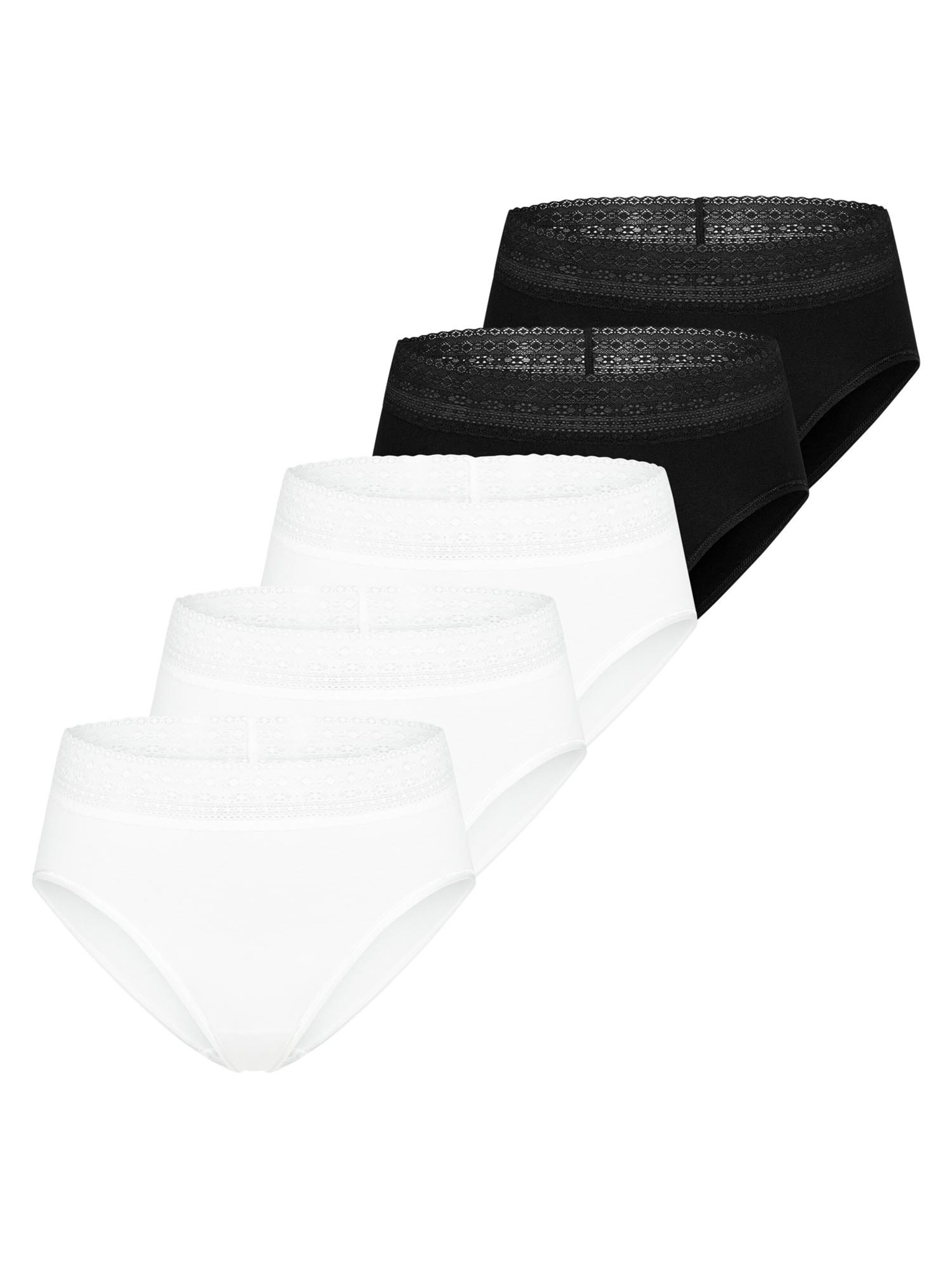 Mey Panty 'Modal Lace' in Silver: front