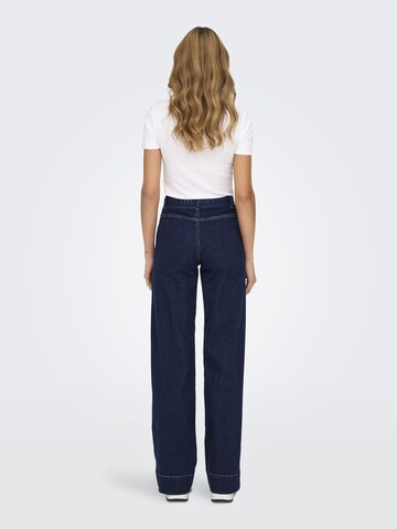 ONLY Wide Leg Jeans 'ONLMADISON' i blå