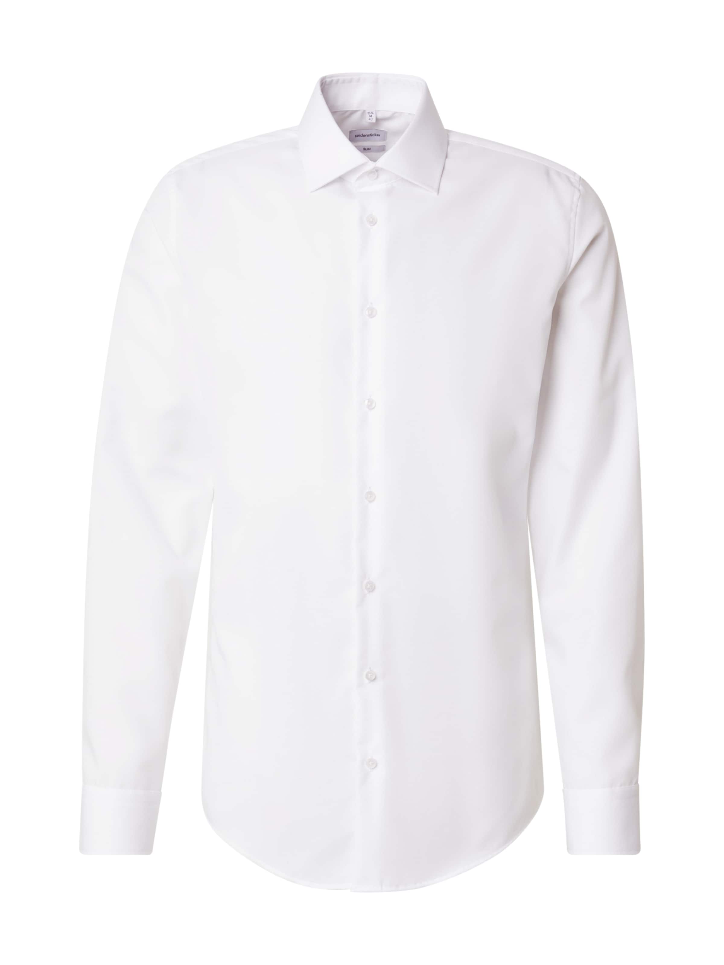 SEIDENSTICKER Regular Fit Businesspaita 'ELA' värissä valkoinen: etupuoli