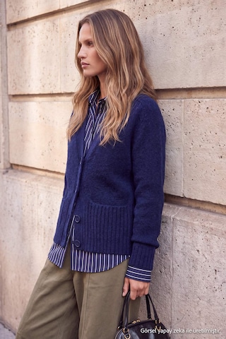 Trendyol Strickjacke in Blau