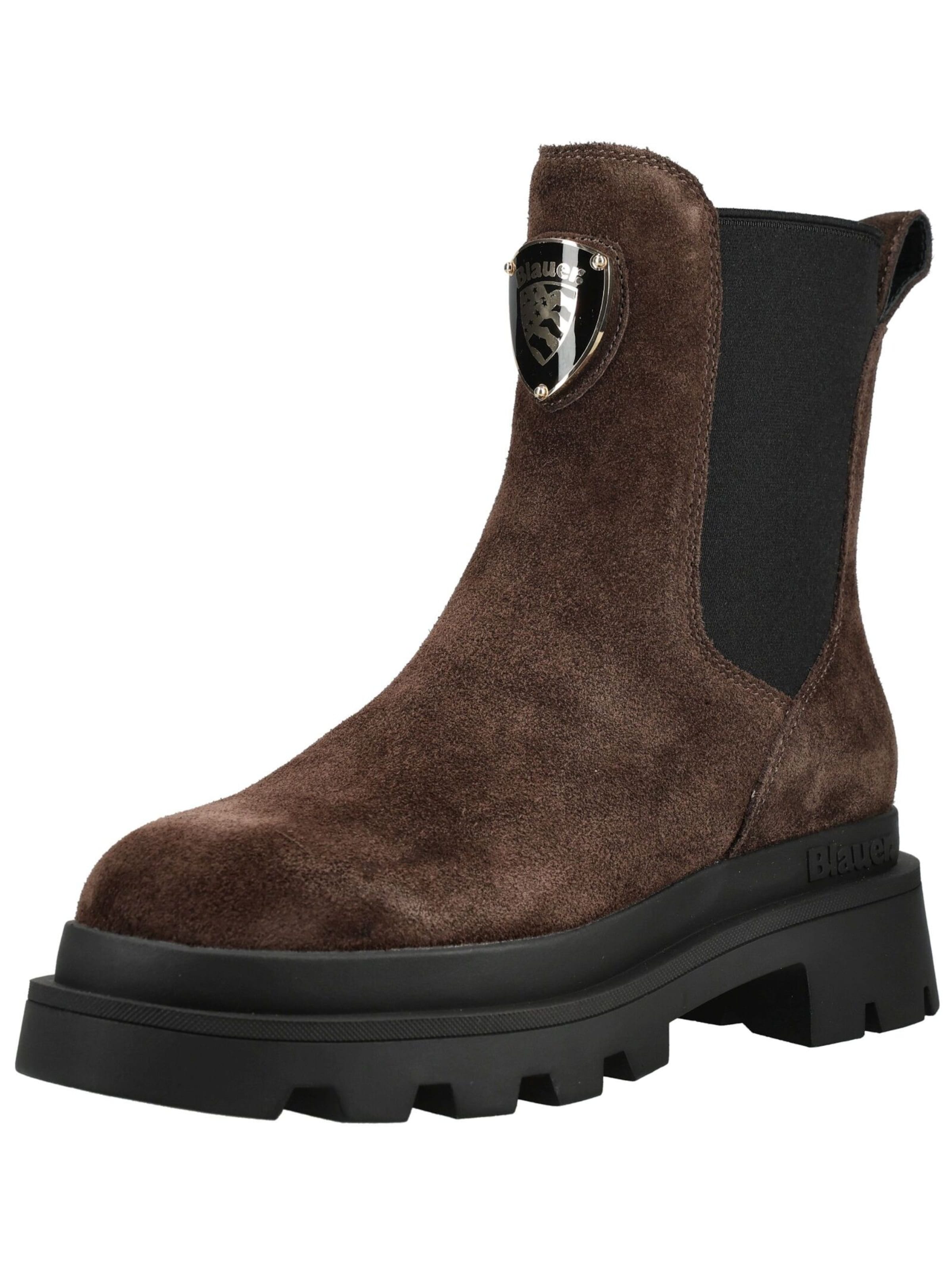 Blauer.USA Chelsea boots in Bruin: voorkant
