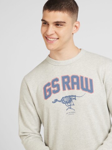 Sweat-shirt 'Skeleton Dog' G-STAR en gris