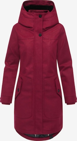 Ragwear Mantel 'Jannisa' in Rot: Vorderseite