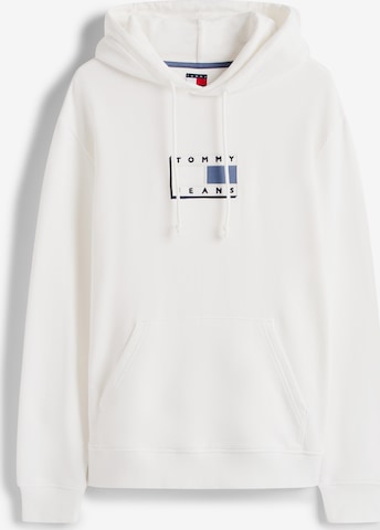 Tommy Jeans Суичър в бяло: отпред