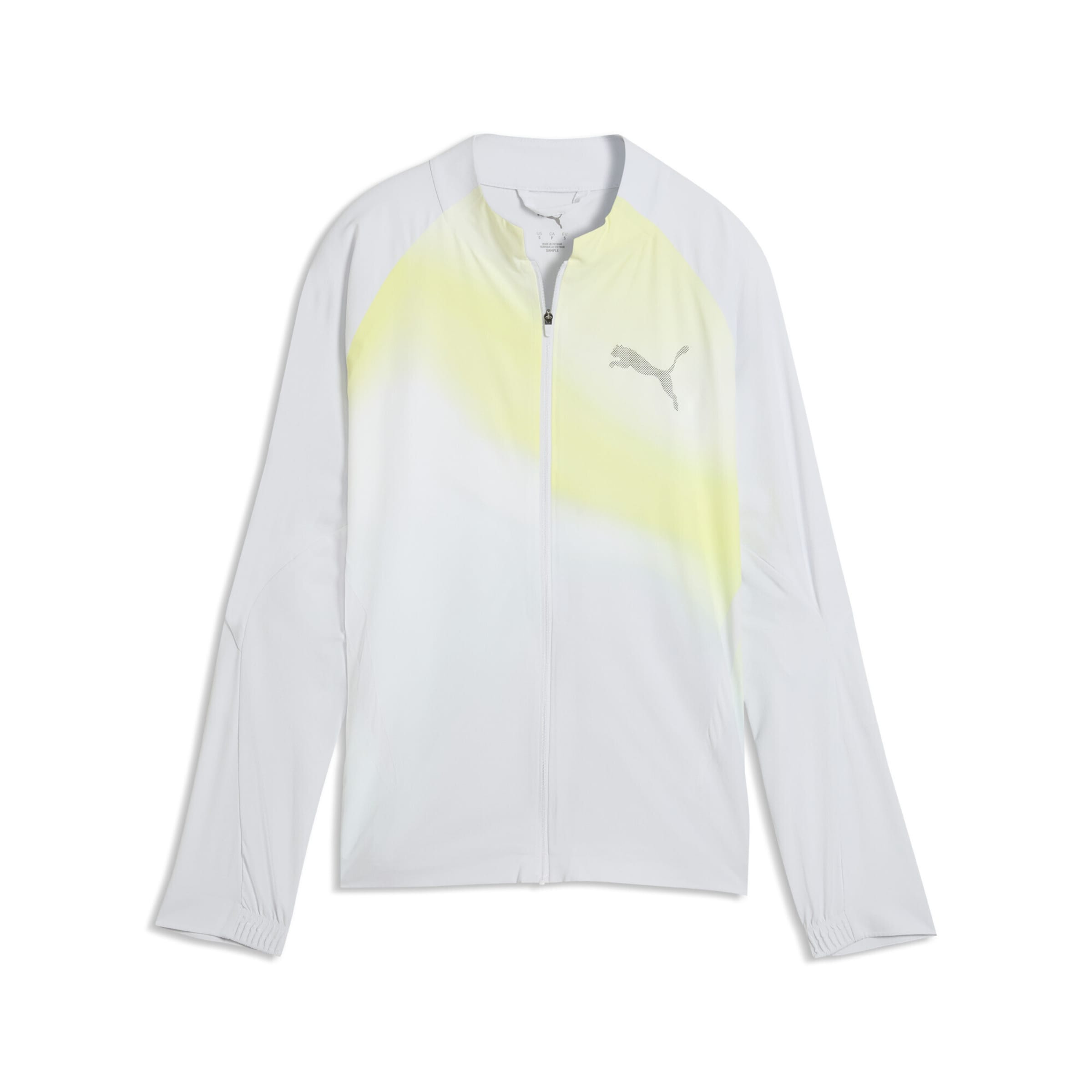 PUMA Sportjas in Grijs: voorkant