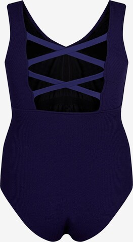 Invisible Maillot de bain 'Dream' Swim by Zizzi en violet