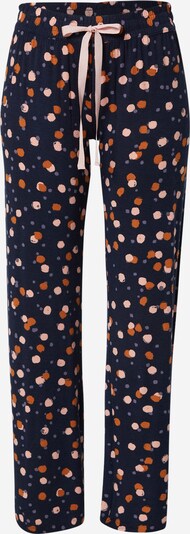 PJ Salvage Pyjamahose in creme / navy / taubenblau / karamell, Produktansicht