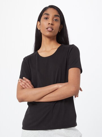 T-shirt 'Kamala' PIECES en noir : devant