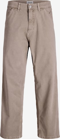 Pantalon JACK & JONES en beige : devant
