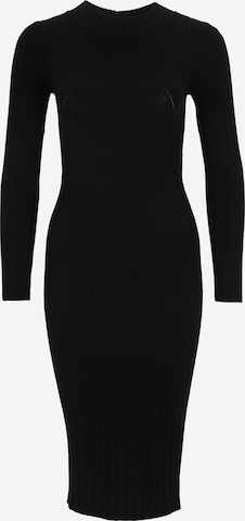 JDY Tall Плетена рокля 'KATE' в черно: отпред