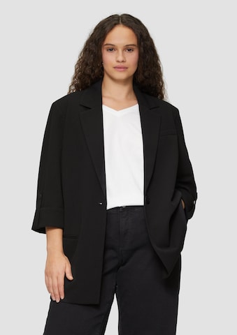Blazer QS en noir : devant