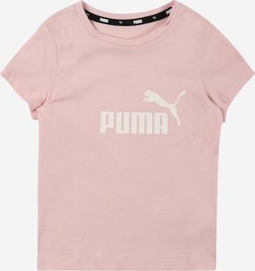 PUMA Футболка 'Essentials' в Ярко-розовый: спереди