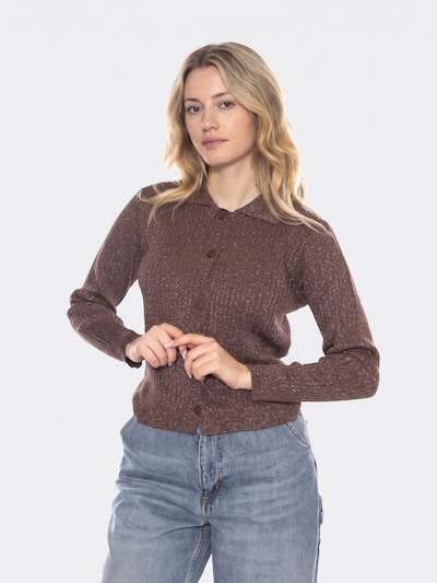 wild pony Strickjacke 'Knit Cardigan -- Women's Cardigan Brown' in S in braun, Produktansicht