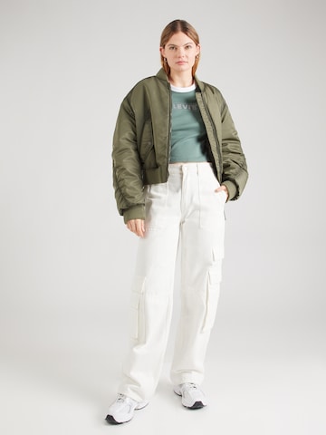 T-shirt 'GRAPHIC RINGER MINI' LEVI'S ® en vert