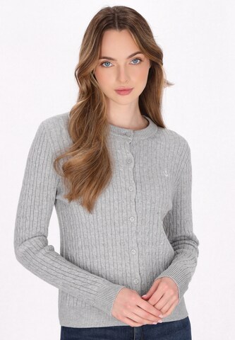 Cardigan DreiMaster Maritim en gris