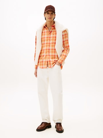 TOMMY HILFIGER Regular fit Overhemd in Oranje