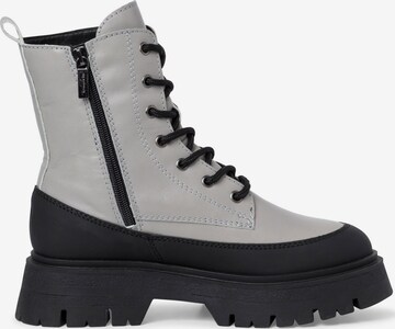 TAMARIS Lace-Up Ankle Boots in Grey