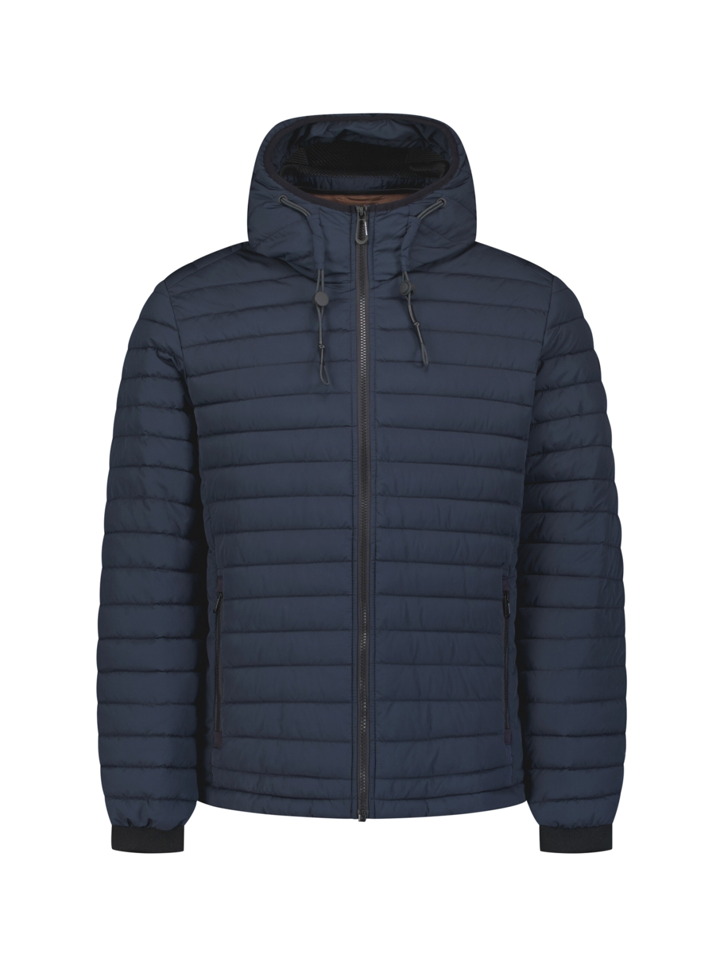 No Excess Between-Season Jacket in Blue: front