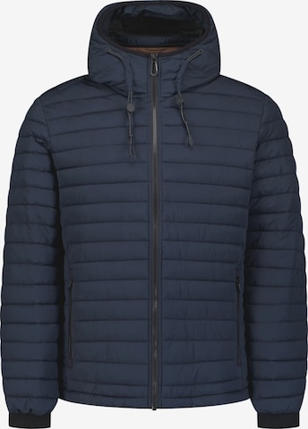 No Excess Between-Season Jacket in Blue: front