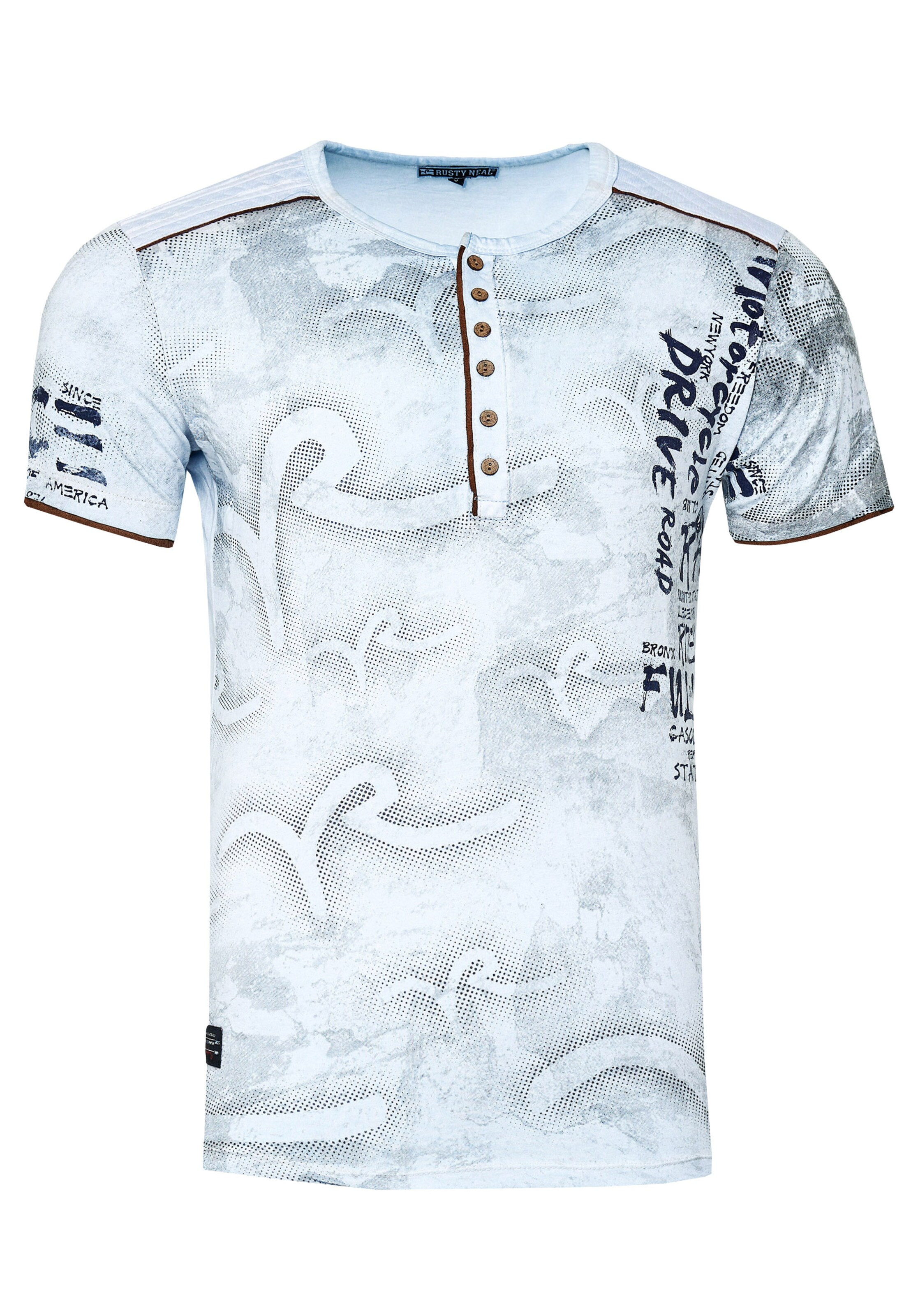 Rusty Neal Shirt in White: front