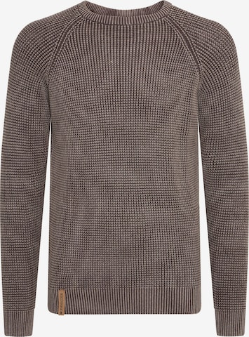 INDICODE JEANS Pullover 'Rockford' in Braun: Vorderseite