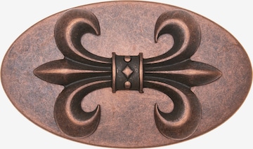 Cassandra Gürtelschließe 'Fleur de Lys' in Bronze: predná strana