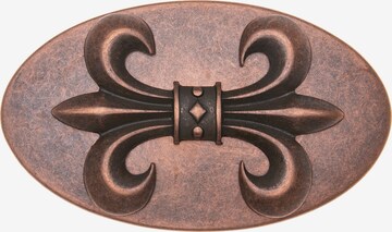 Cassandra Belt 'Fleur de Lys' in Bronze: front