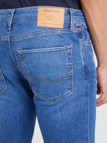 JACK & JONES - Slimfit Calças de ganga 'TIM' em azul