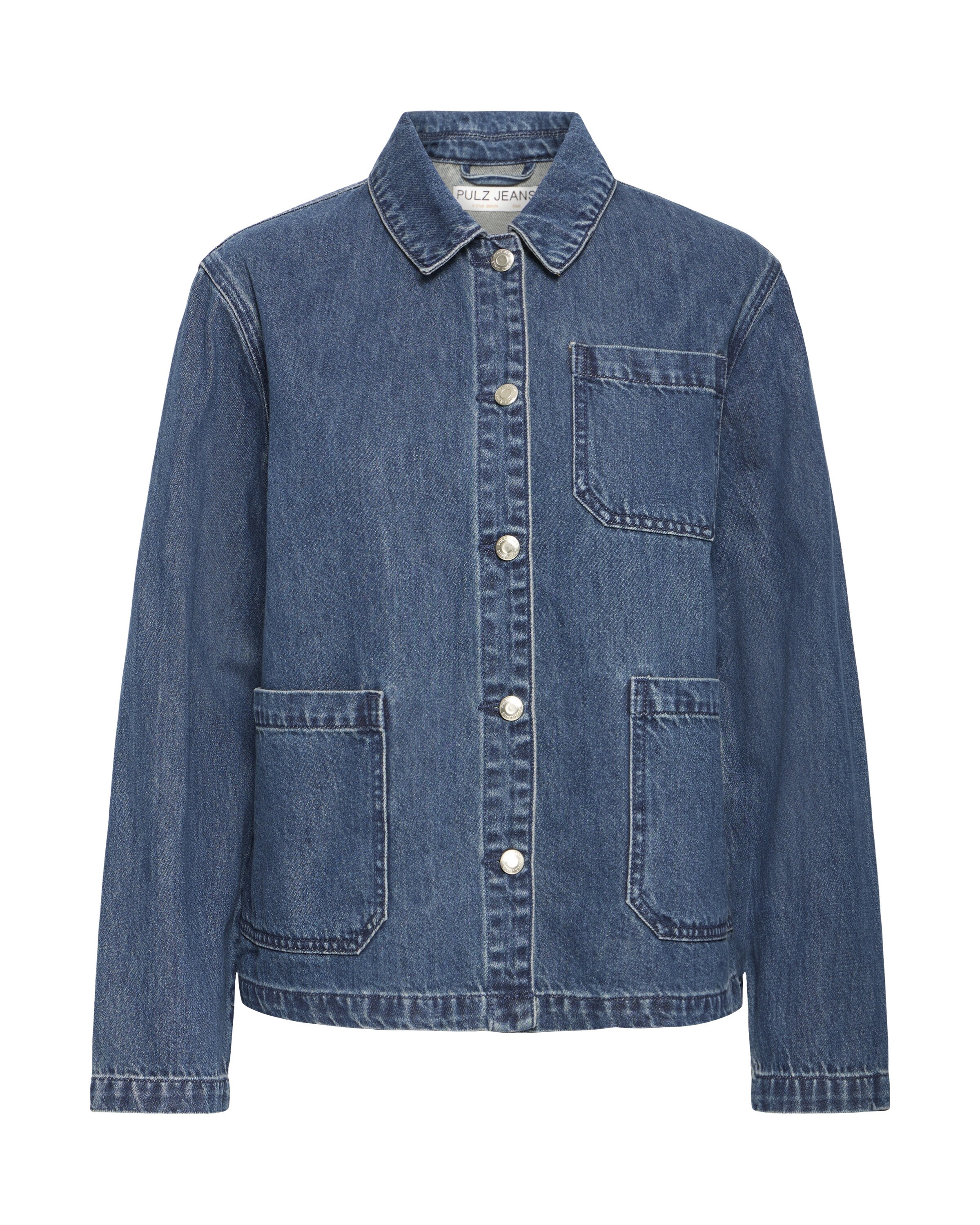 Pulz Jacke  'GIANNI' in Blau: Vorderseite