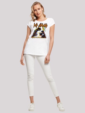 F4NT4STIC Shirt 'Def Leppard Hysteria' in Weiß