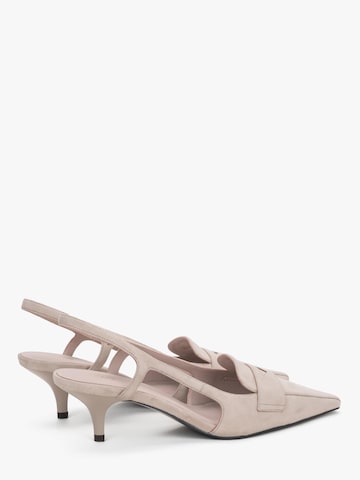 Estro Slingback pumps i beige