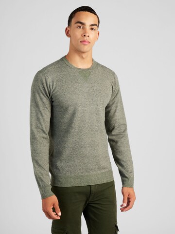 Pull-over 'Bruton' BLEND en vert : devant