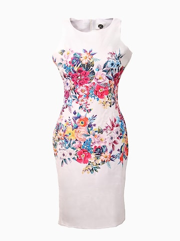 Be  Noble Sommerkleid 'Kleid als Etuikleid im Blumendesign'‌ in Mischfarben: Vorderseite