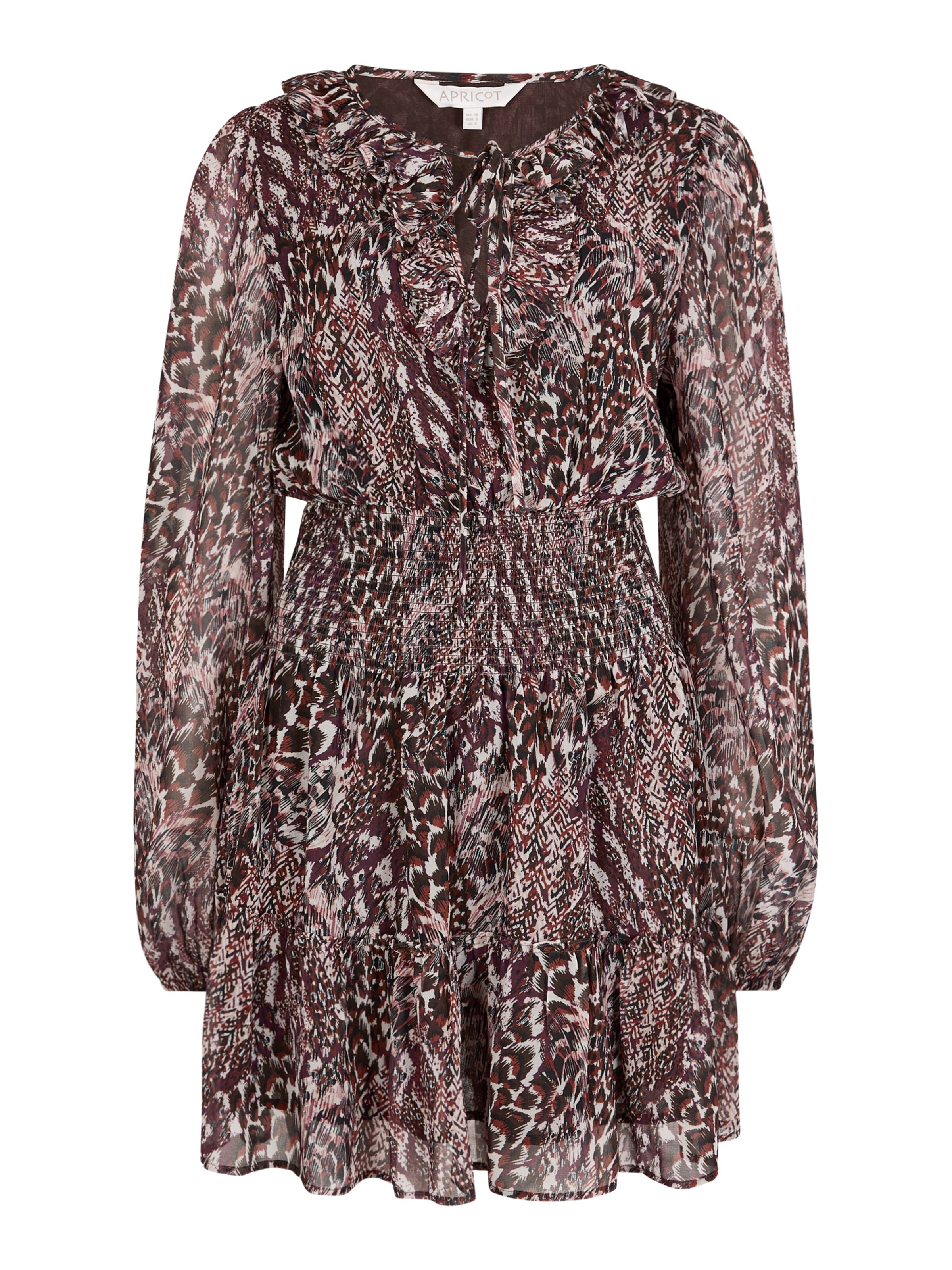 Robe ' ' Apricot en rouge : devant