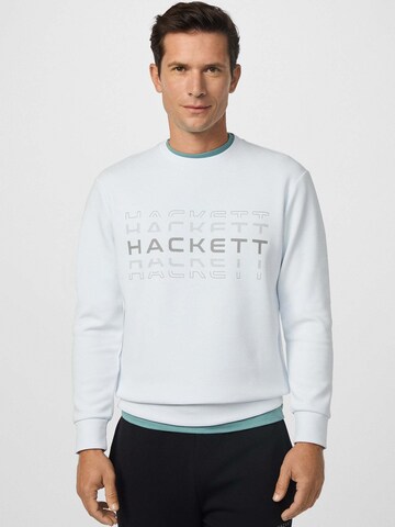 Felpa 'HS CLUB CREW' di Hackett London in bianco: frontale