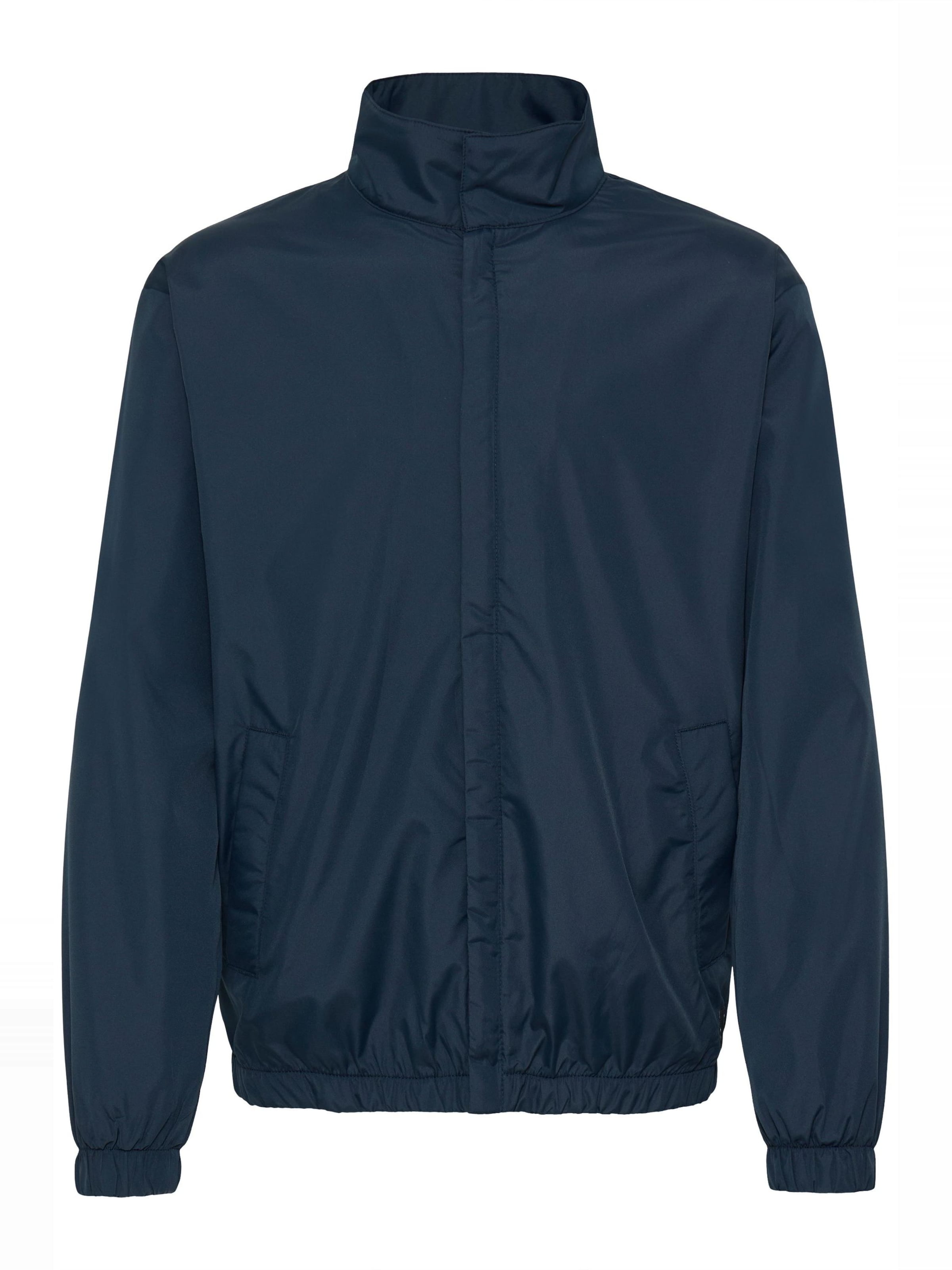 !Solid - Casaco meia-estação 'Franko' em azul: frente