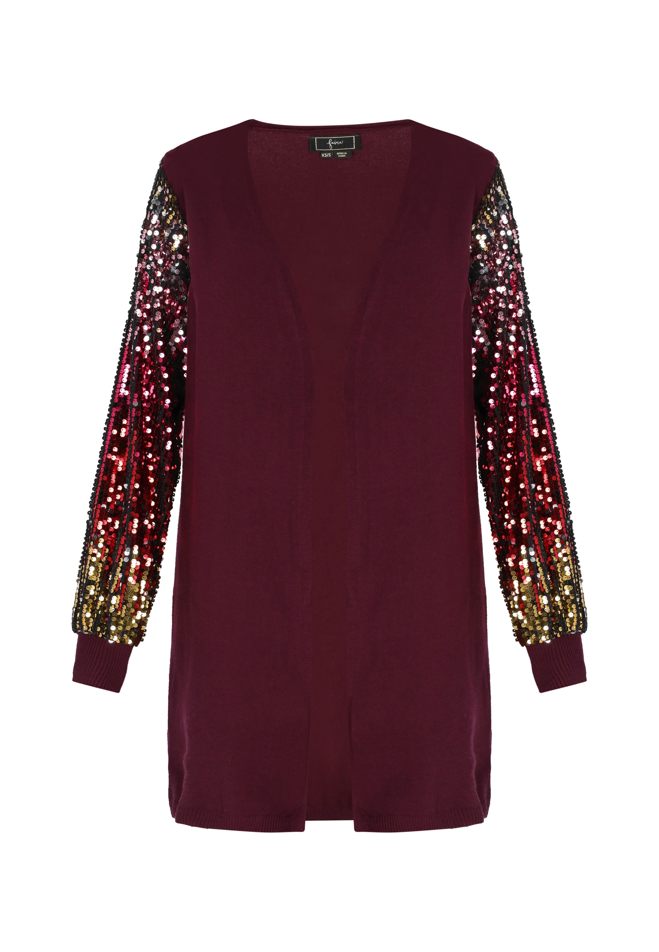 faina - Cárdigan en lila: frente