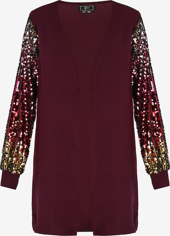 faina - Cárdigan en lila: frente